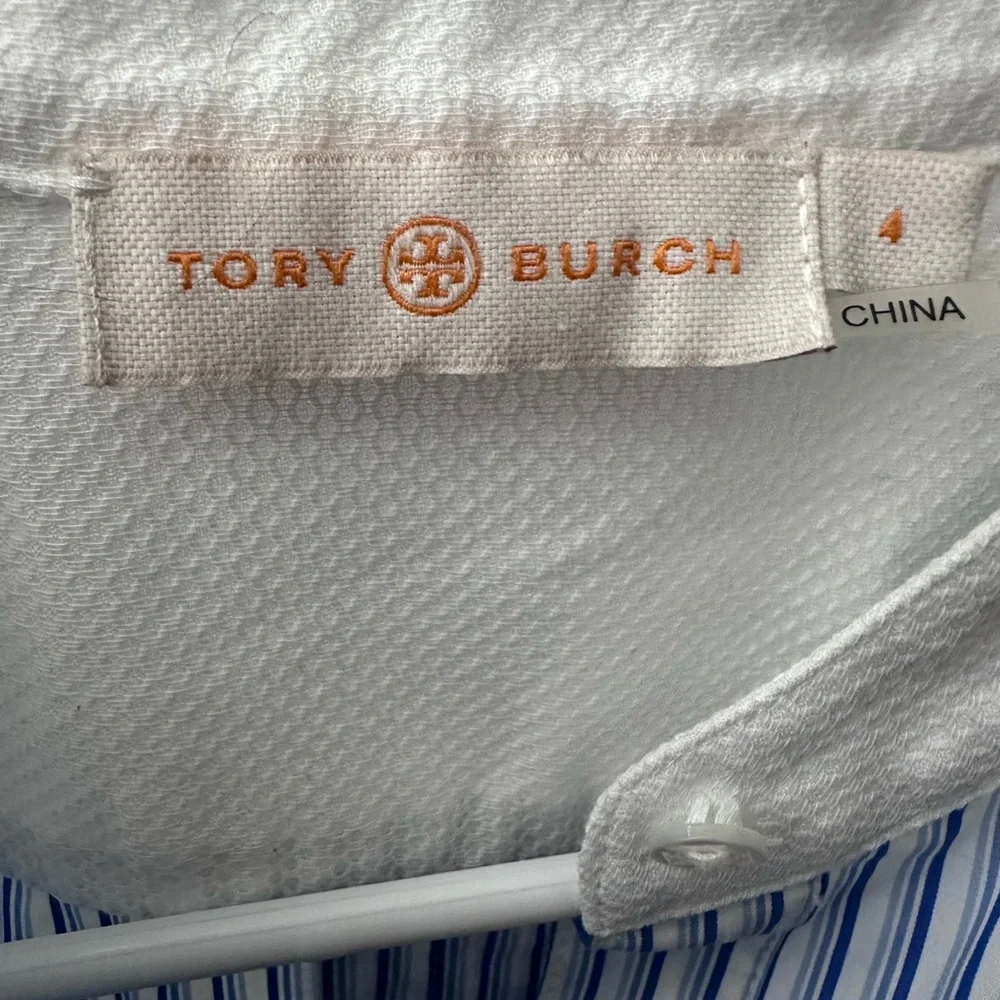 Tory Burch striped shirt dress